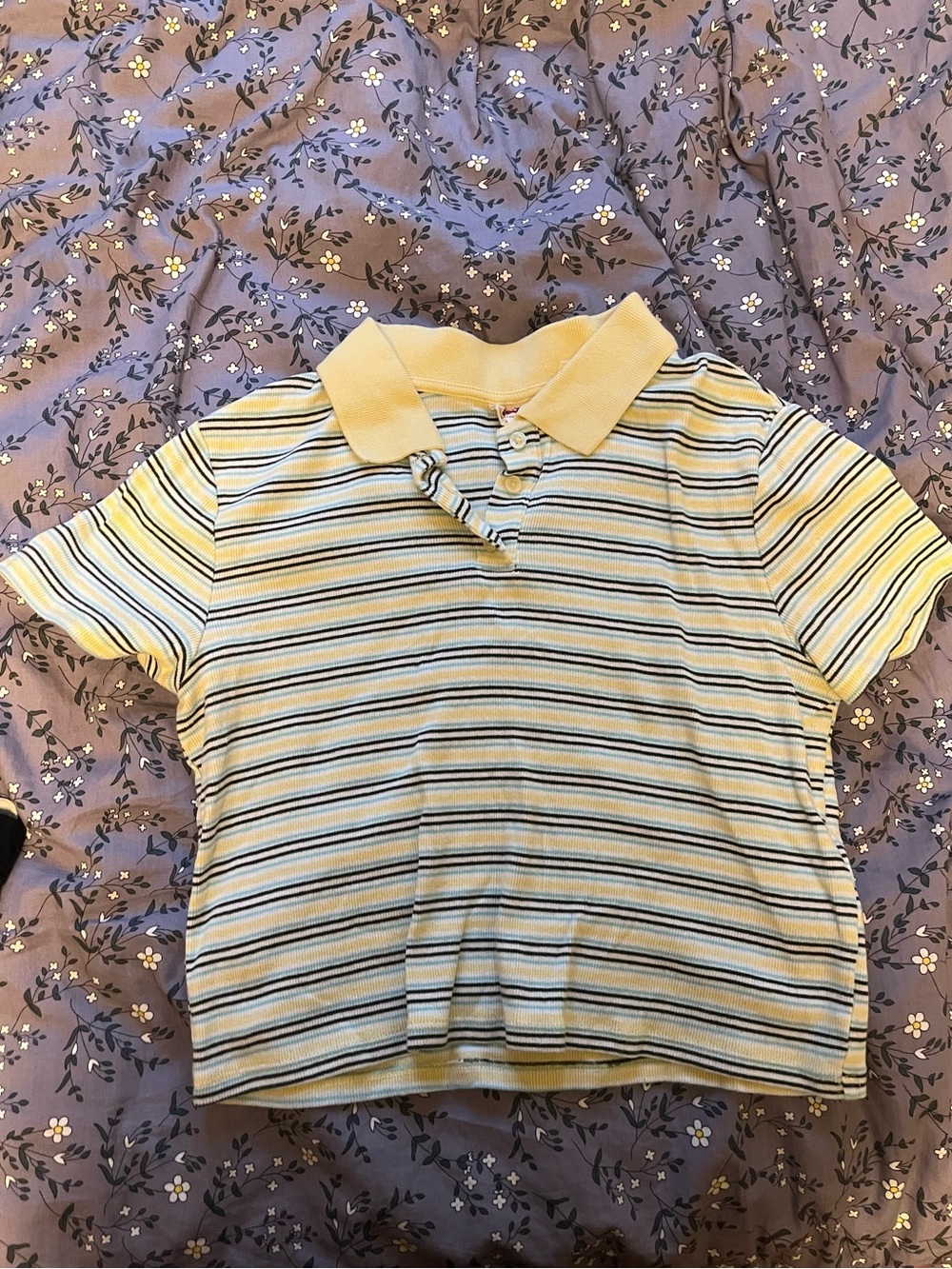 Levi’s Yellow Striped Polo Shirt